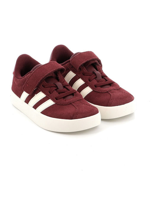 VL Court 3.0 El C Adidași Copii Cu Închidere Hoop & Loop Burgundii