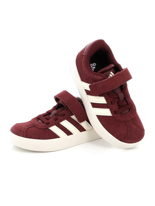 VL Court 3.0 El C Adidași Copii Cu Închidere Hoop & Loop Burgundii