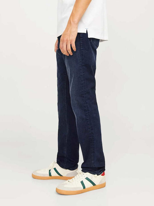Glenn Men's Jeans Pants with Slim Fit Blue Denim