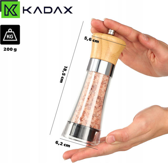 Kadax Ръчен Мелници за подправки от стъкло 1бр