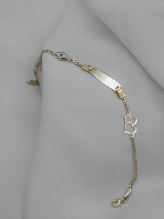 Themelidis Jewels Βραχιόλι Ταυτότητα Χρυσό 9K Themelidis Jewels Βραχιόλι Ταυτότητα Χρυσό 9K