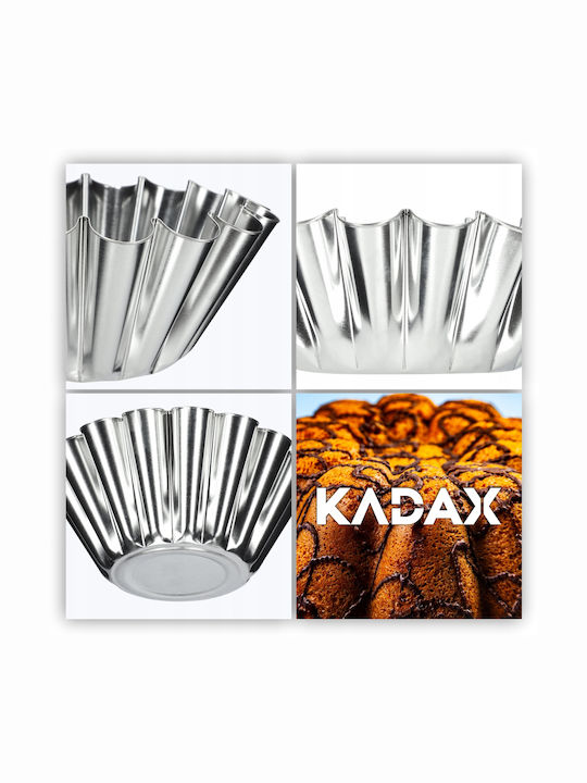 Kadax Φόρμα Ζαχαροπλαστικής για Κρέμα Καραμελέ από Αλουμίνιο