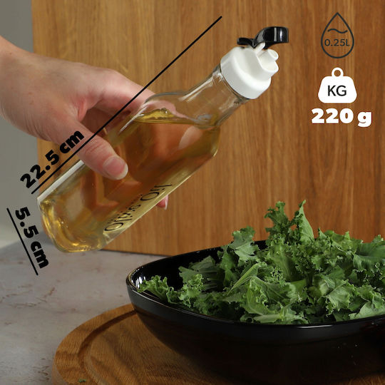 Kadax Ölkanne Glas mit Ausgießer 250ml