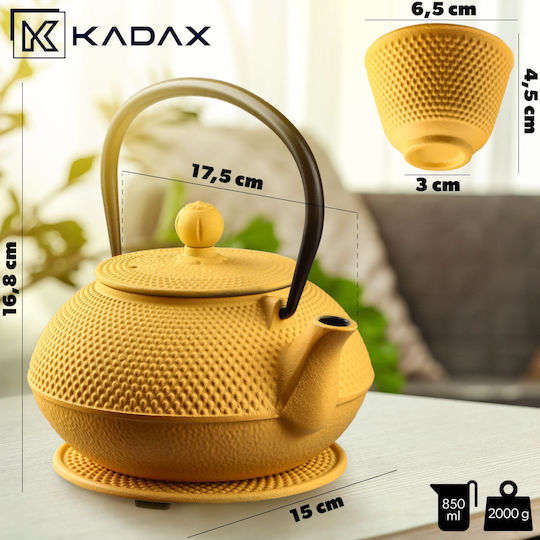 Kadax Τσαγιέρα Μαντεμένια 850ml