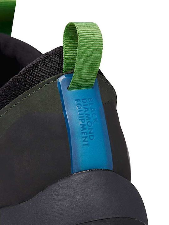Black Diamond Mission Leather Ανδρικά Ορειβατικά Παπούτσια Αδιάβροχα Πράσινα