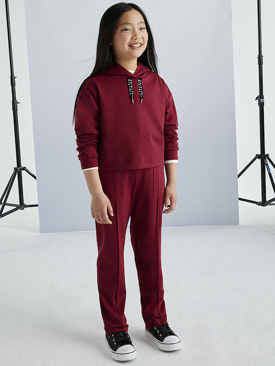 Mayoral Kids Sweatpants Set Red