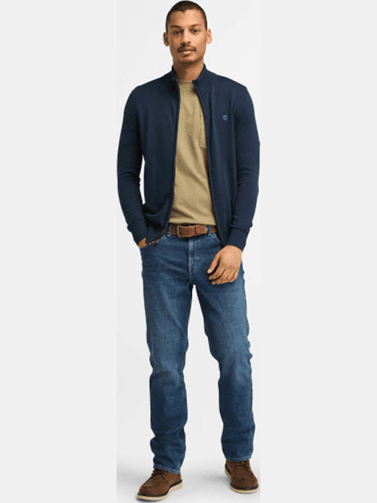 Ανδρική Ζακέτα Φερμουάρ Timberland Williams River Cotton Yd Blue 197641040059