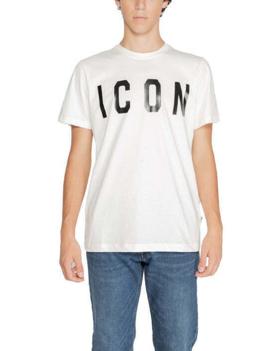 Icon Ανδρικό T-shirt Κοντομάνικο Μαύρο