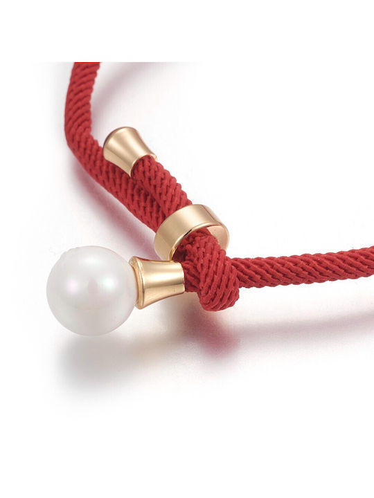 Ellen Bracelet made of Cord with Pearls