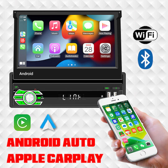 Booma Radio Auto 1 DIN Bluetooth USB
