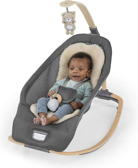 Ingenuity Elektrisch Baby Relax Every Season Rocking Seat mit Musik und Vibration Gray für Kind bis 18kg