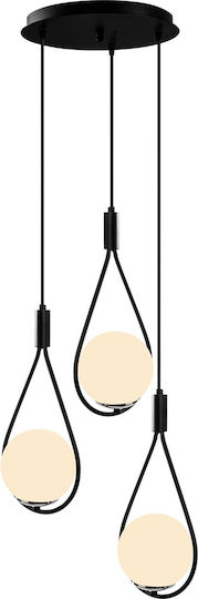Mudoni Pendant Light Black 46x46x136cm