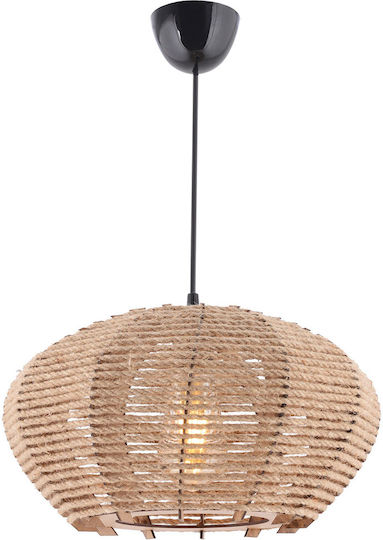 Verstellbar Hängelampe Beige mit Fassung E27
