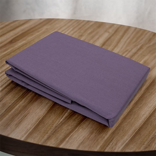 Lino Home Claro Σετ Μαξιλαροθήκες με Φάσα Mauve 50x70εκ.