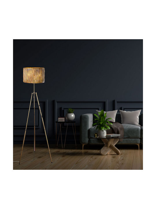 Lampă de Podea Î160cm. Auriu
