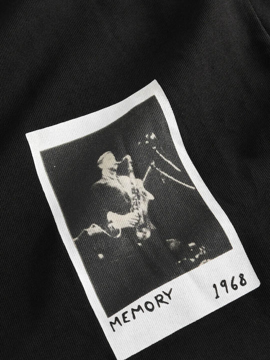 T-shirt Μαύρο