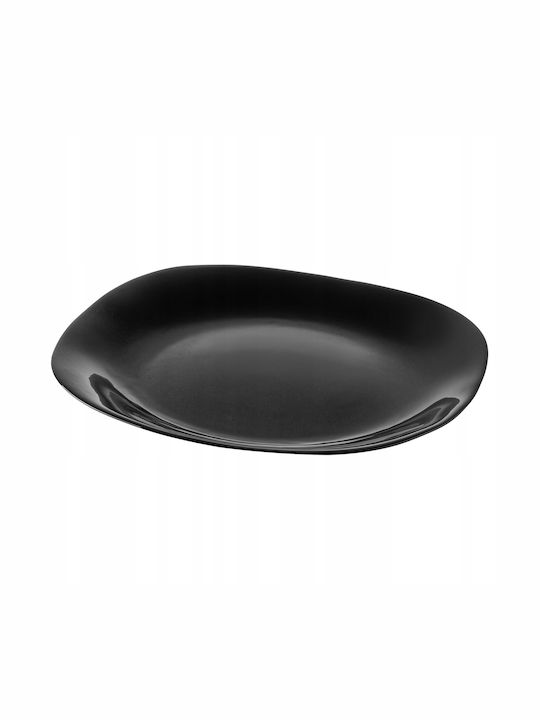 Kadax Teller Untiefe Oval Schwarz 28x28cm