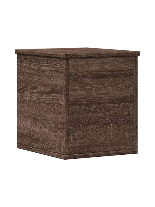 vidaXL Wooden Decorative Trunk Brown 30x35x35cm