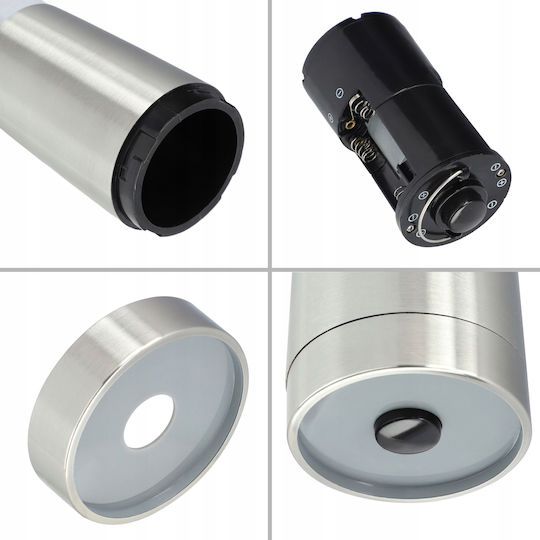 Kadax Elektrisch Gewürzmühlen Inox in Silber Farbe 1Stück