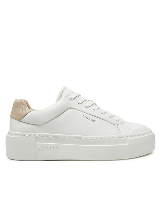 Calvin Klein Γυναικεία Sneakers Λευκά