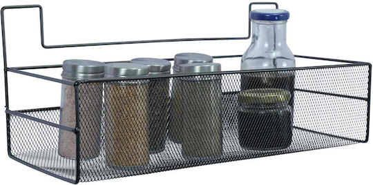 Uncle George An der Wand montiert Badezimmerregal Metallisch 36x15.5x15cm Schwarz