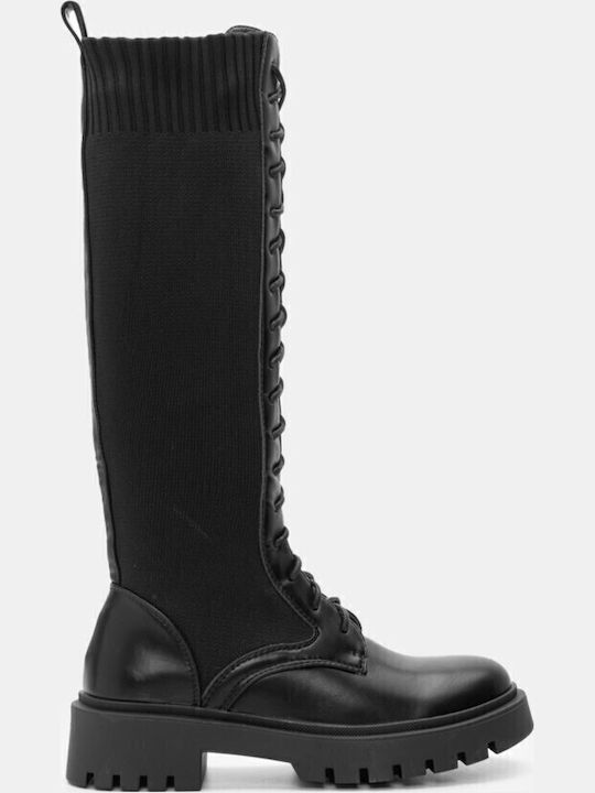 Sock Boot with Lug Sole 4314801-black