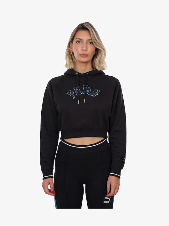 Puma Women's Hooded Sweatshirt Black