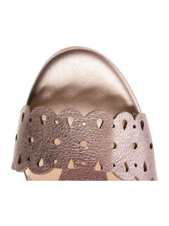 Leder Sandalen Anatomisch Rosa