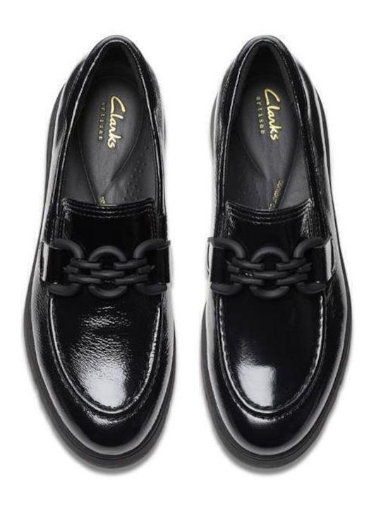 Loriini Izzy Leather Women's Moccasins in Black Color