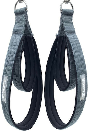 Pilates Doppel-Schlaufenriemen Neopren Schwarz Weiß Riemen