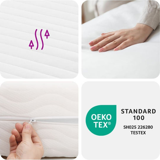 vidaXL King Size Στρώμα 200x220x17cm