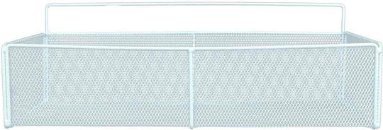 Uncle George Wall Metal Shelf 14cm White