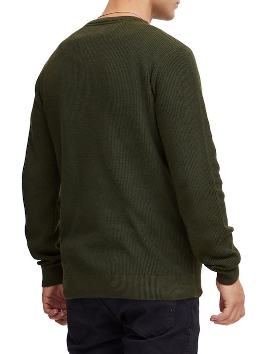 Blend Men's Long Sleeve Blouse Green