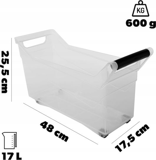 Kadax Cutie De Depozitare Din Plastic Cu Capac 17lt