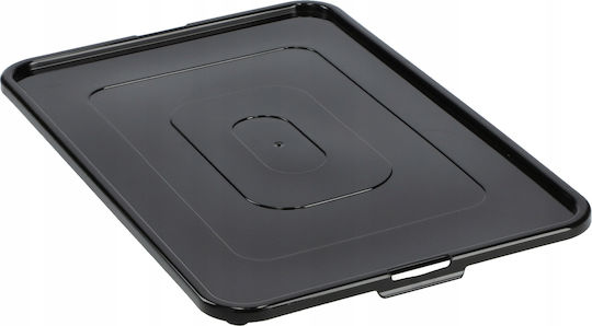 Kadax Kunststoff Aufbewahrungsbox mit Deckel Schwarz 30Es 1Stück