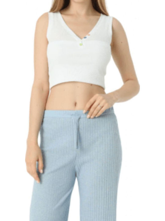 Women's Fabric Trousers Blue