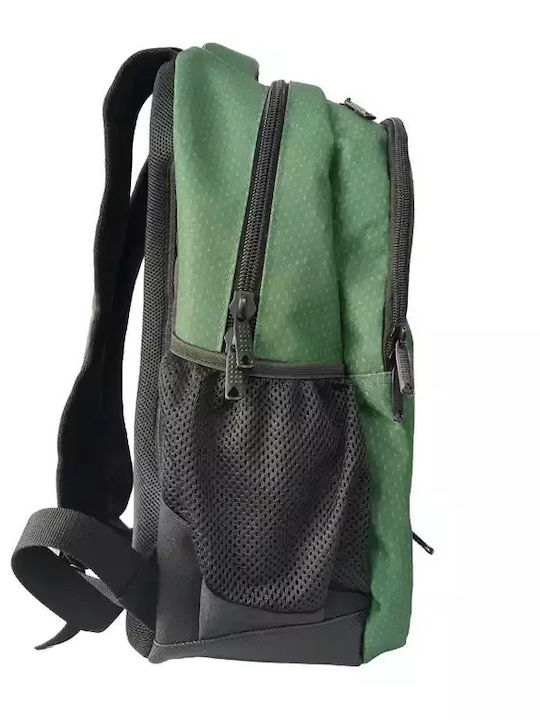 Back Me Up Schulranzen Rucksack Junior High-High School Grün mit Flaschenhalter