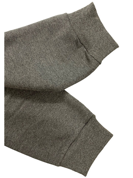 Sweatpants with Elastic Dark Melange