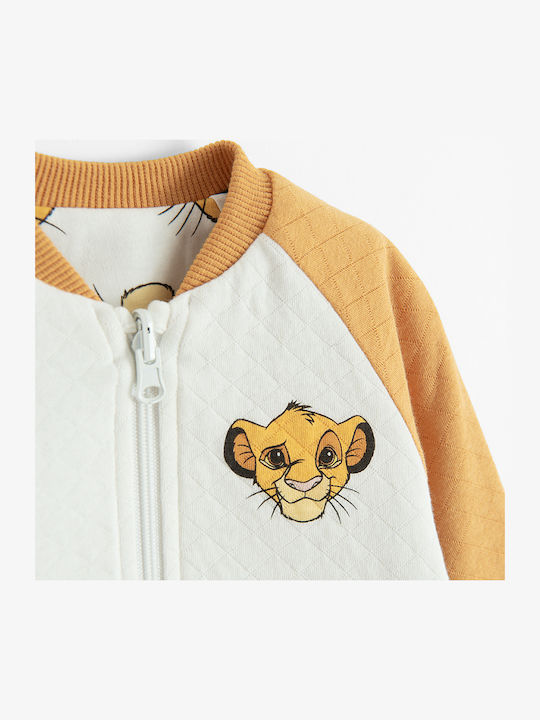 Παιδική Φούτερ Ζακέτα Κίτρινο Lion King Disney