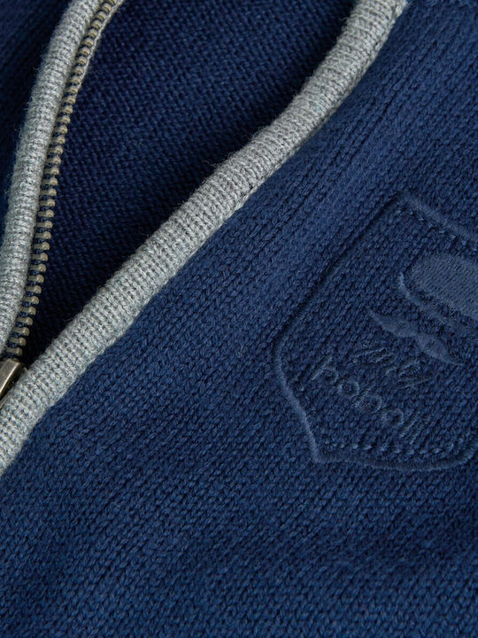 Kids Cardigan Cotton Blue