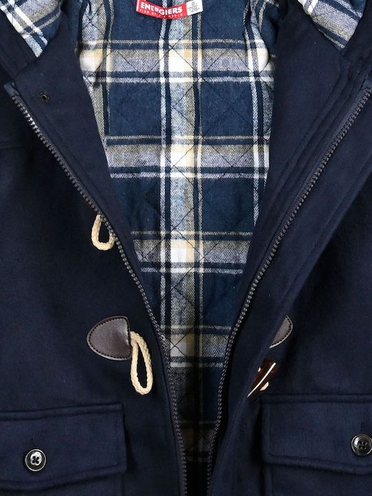 Kids Coat Montgomery Short Hooded Charcoal