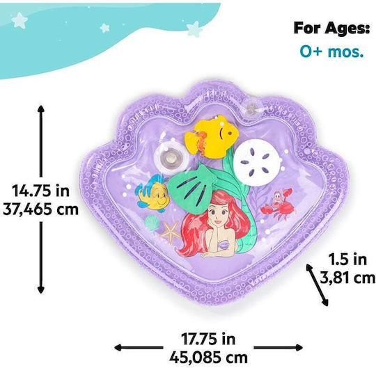 Bright Starts The Little Mermaid Sea Treasures Tummy Time Water Mat Χαλάκι Δραστηριοτήτων για Νεογέννητα
