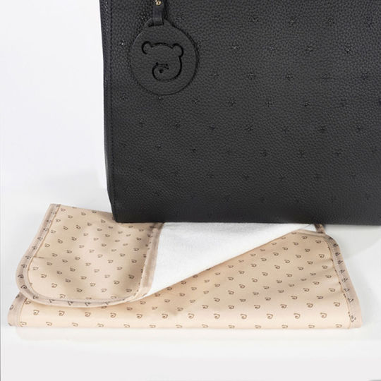 Pasito a Pasito Shoulder/Hand Diaper Bag London Black 32x15x37cm.