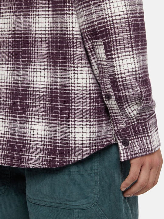 Avansville Μακρυμάνικo Βαμβακερό Πουκάμισο Plum Perfect
