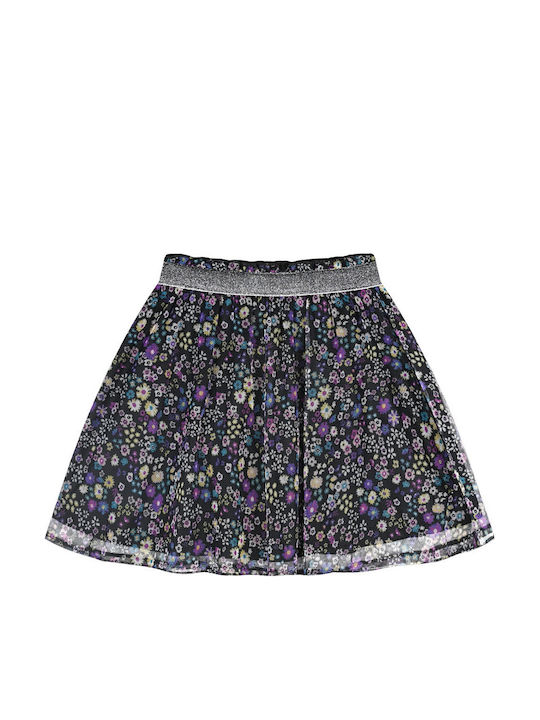 Kids' Tulle Skirt Floral Multicolored
