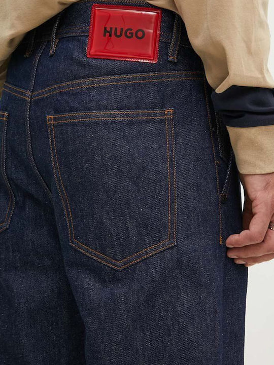 340/2 Ανδρικό Παντελόνι Τζιν με Loose Tapered Εφαρμογή Μπλε