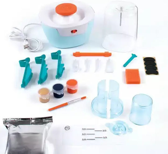 Make It Real Children's Craft Real Mini Pottery Studio for Children 8+ years old Years 4pcs