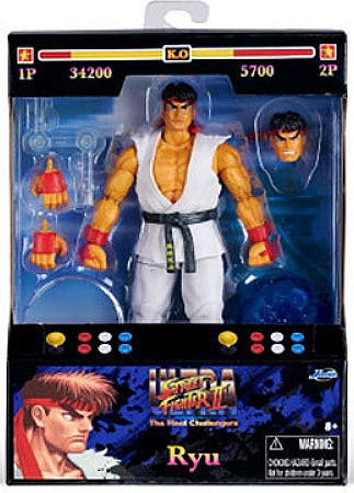 Jada Toys Street Fighter II: Ryu Φιγούρα Δράσης ύψους 15εκ. σε Κλίμακα 1:12