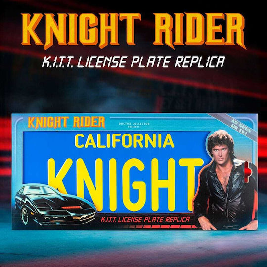 Doctor Collector Knight Rider: License Plate License Plate Ρέπλικα