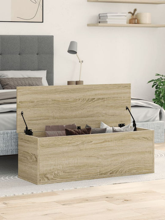 vidaXL Dekorative Truhe Hölzernes Braun 102x35x35cm